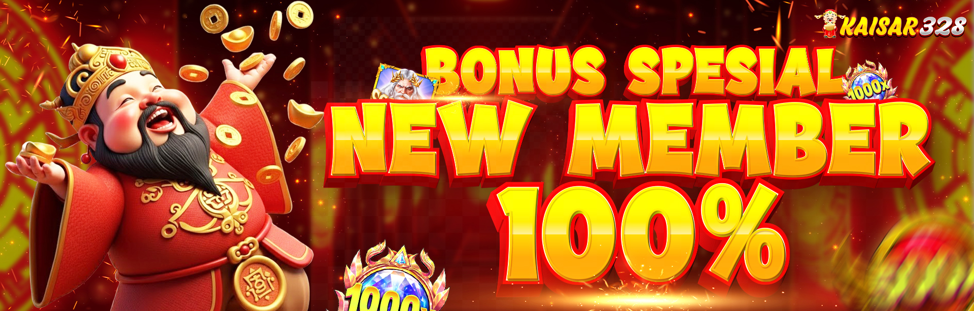 Bonus New Member 100% Kaisar328